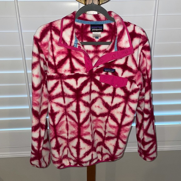 Patagonia Jackets & Blazers - Rare Patagonia Synchilla Diamond Dancer Tie Dye Snap-T Pullover Fleece
